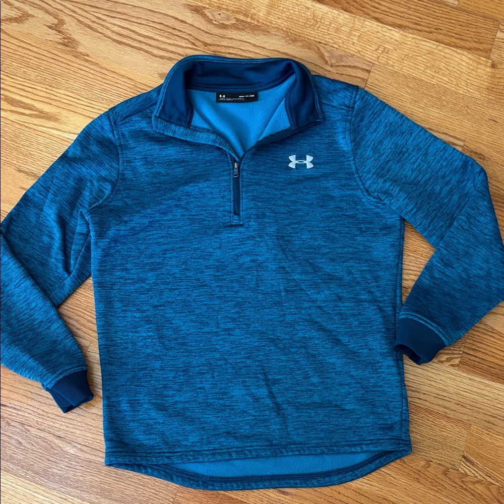 Under Armour Teal Quarter-Zip Pullover